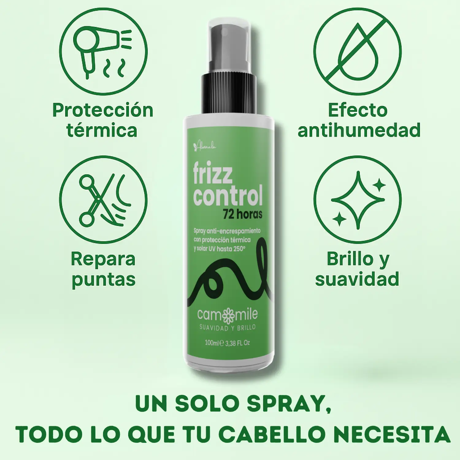 UN SOLO SPRAY, TODO LO QUE TU CABELLO NECESITA UN SOLO SPRAY, TODO LO QUE TU CABELLO NECESITA